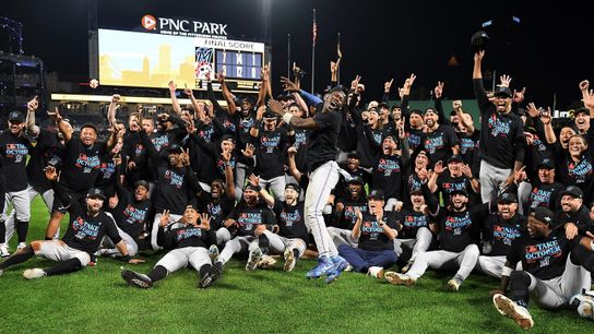 'Really, really motivating:' Priester fueled by Marlins' playoff celebration taken at PNC Park (Pirates)